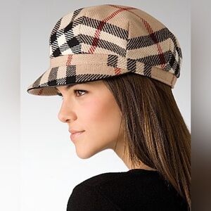 Burberry Nova Check Newsboy Hat